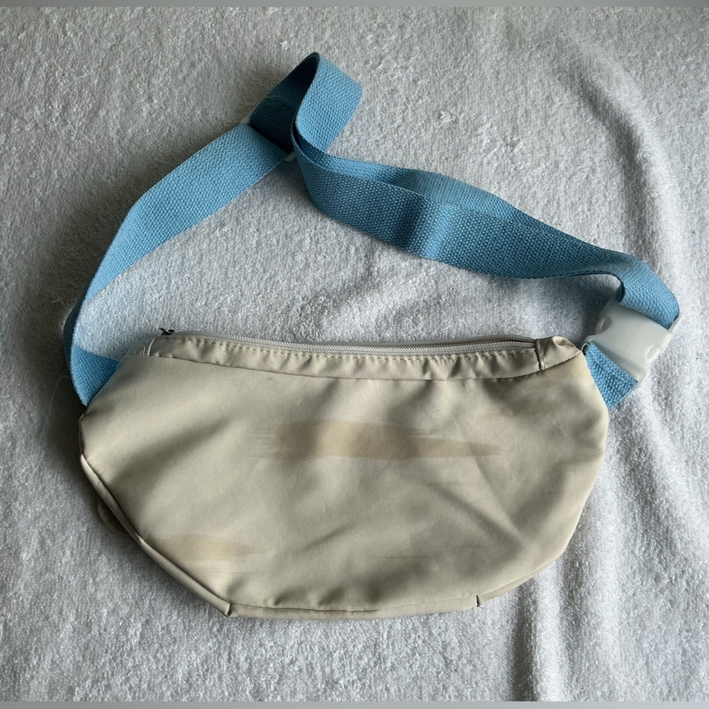 Charming Cream and Blue Kids Waist Bag - Picture 4 of 8